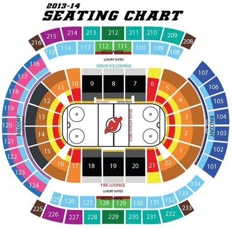 devils hockey seating chart